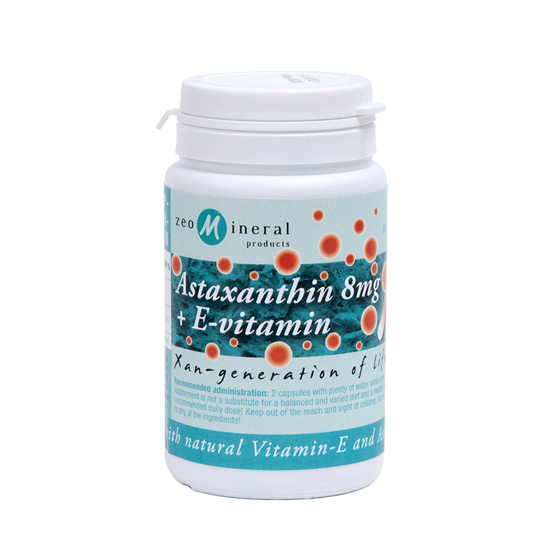 Zeomineral Astaxanthin 8 mg + E-vitamin 60 kapszula