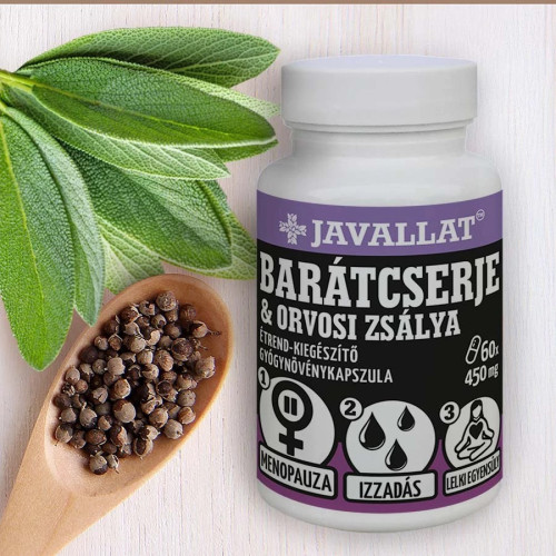 Javallat Barátcserje & Orvosi Zsálya Kapszula (60 db)