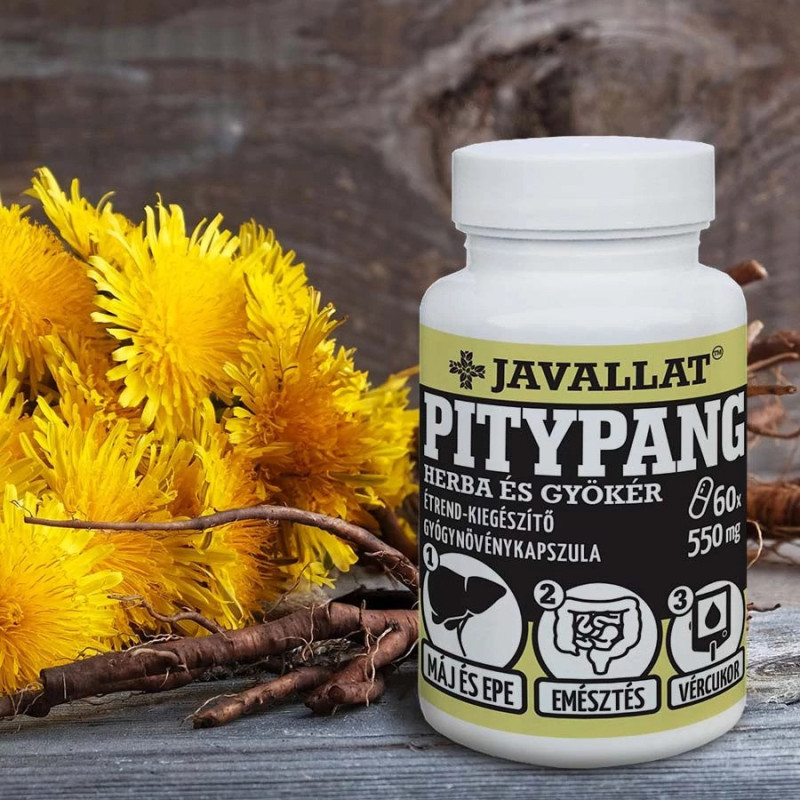 Javallat Pitypang Herba és Gyökér Kapszula (60 db)