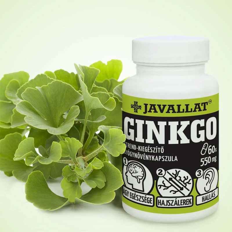 Javallat Capsule cu Frunze de Ginkgo (60 buc)