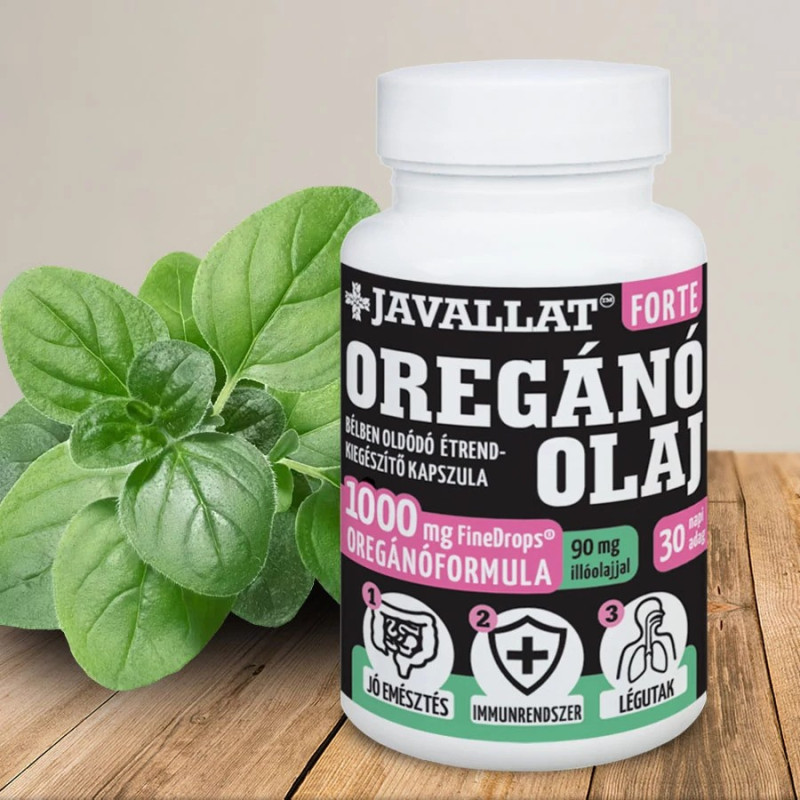 JAVALLAT® Forte Oregánó Olaj Kapszula (60 db)