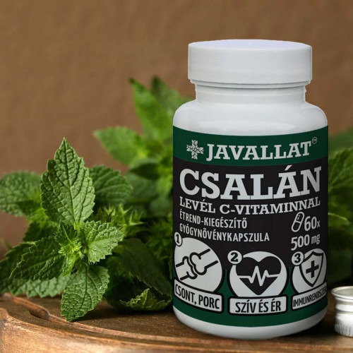 Javallat Csalánlevél C-vitaminnal Kapszula (60 db)