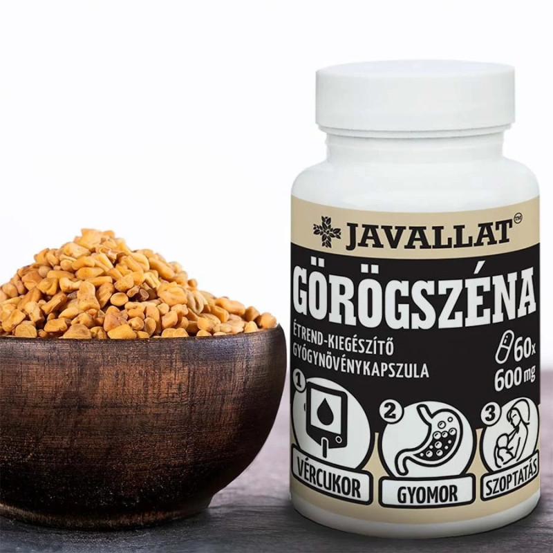 Javallat Capsule cu Semințe de Schinduf / Fenugreek (60 buc)