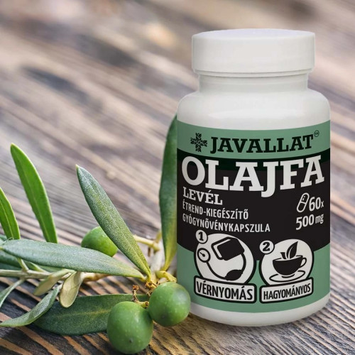 Javallat Capsule cu Frunze de Măslin (60 buc)