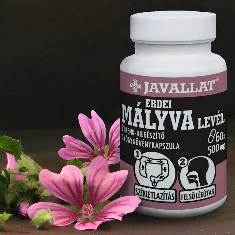 Javallat Erdei Mályva Levél Kapszula (60 db)