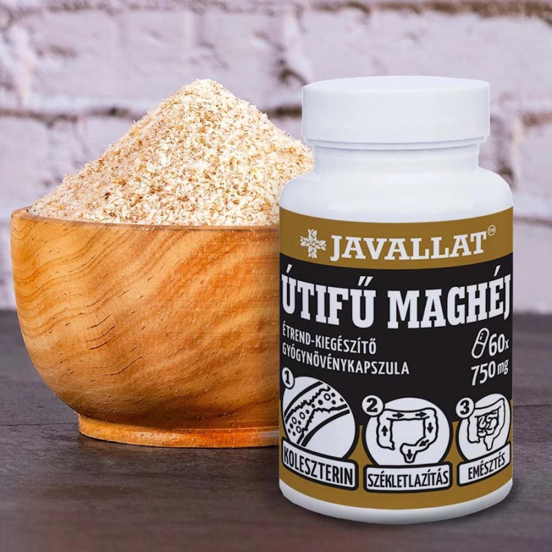 Javallat Útifű Maghéj Kapszula (60 db)