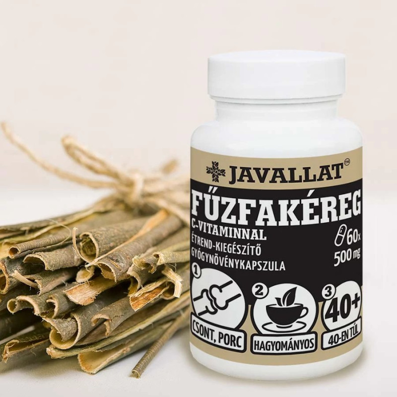 Javallat Fűzfakéreg C-vitaminnal (60 db)