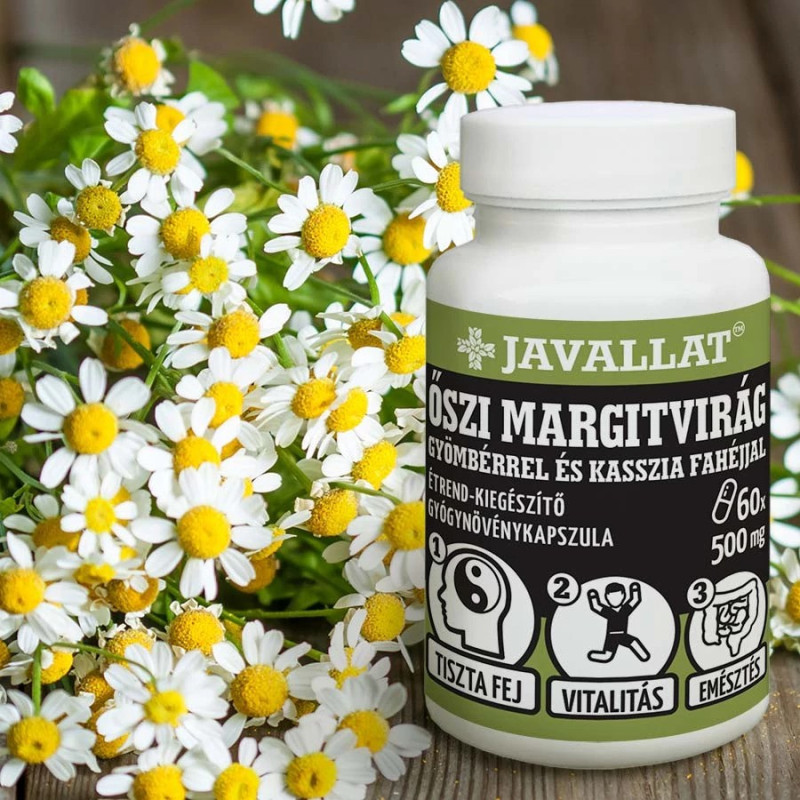 Javallat Őszi margitvirág gyömbérrel és kasszia fahéjjal (60 db)