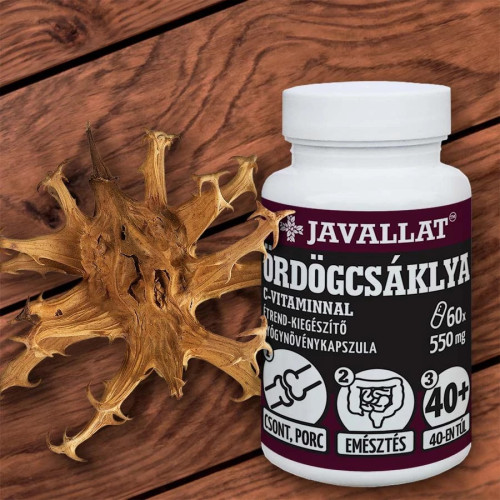 Javallat Capsule cu Gheara Diavolului și Vitamina C (60 buc)