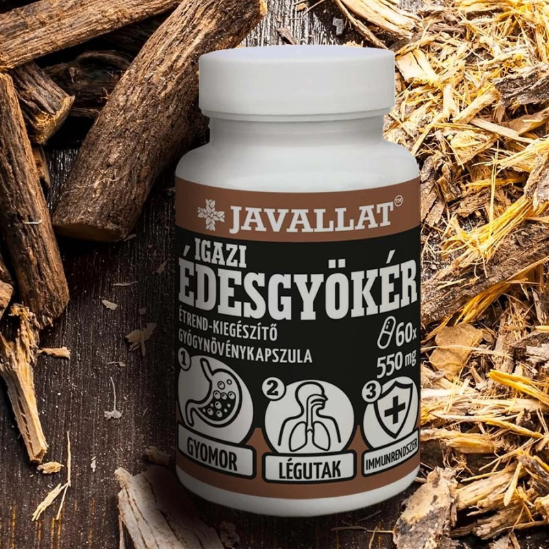 Javallat Igazi Édesgyökér Kapszula (60 db)