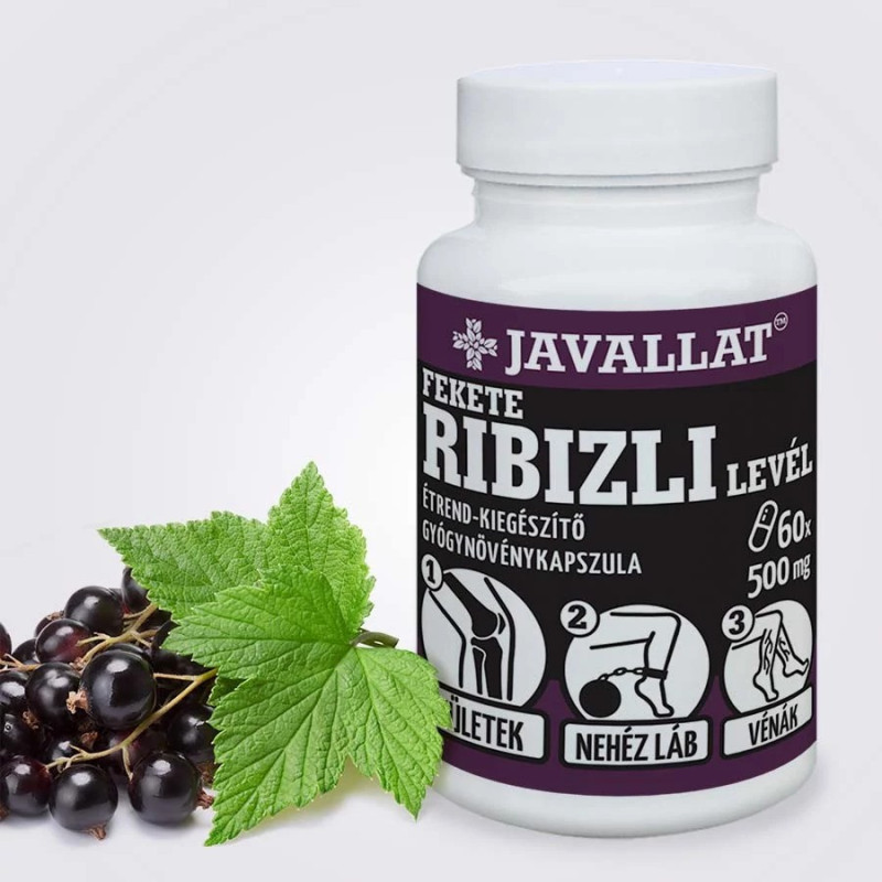 Javallat Fekete Ribizli Levél Kapszula (60 db)