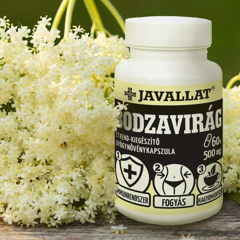 Javallat Capsule cu Flori de Soc (60 buc)