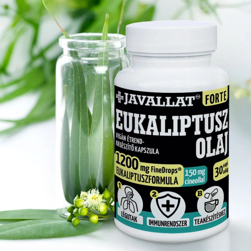 JAVALLAT® Capsule cu Ulei de Eucalipt Forte (60 buc)