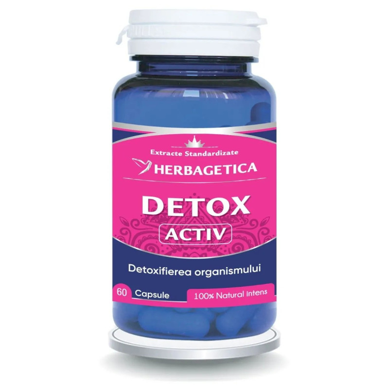 Herbagetica Detox Activ - 60 kapszula
