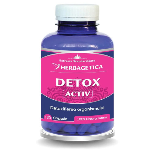 Herbagetica Detox Activ - 120 capsule