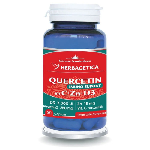Herbagetica Quercetin Imuno Suport - 60 capsule