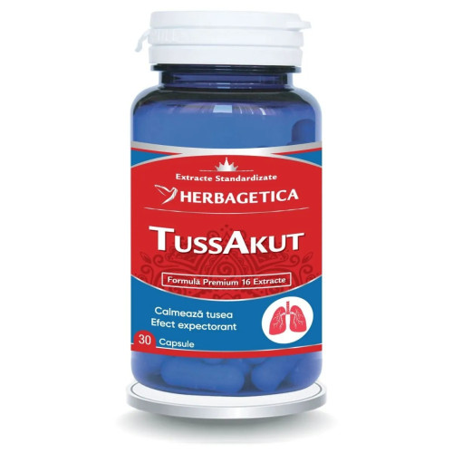 Herbagetica TussAkut – 30 capsule