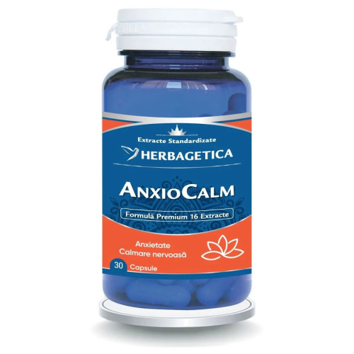 Herbagetica AnxioCalm, 60 capsule