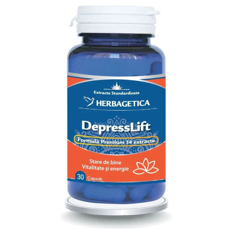 Herbagetica DepressLift, 60 capsule