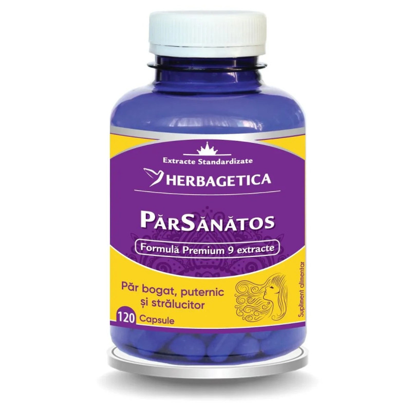 Herbagetica Păr Sănătos, 120 capsule