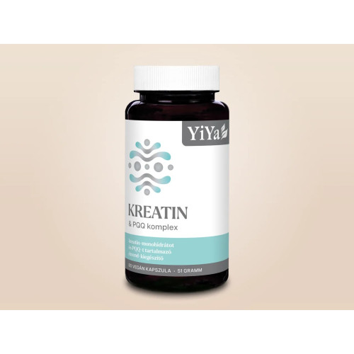 YiYa Kreatin + PQQ 60 Kapszula (Kreatin-monohidrát & Pirrolokinolin-kinon)