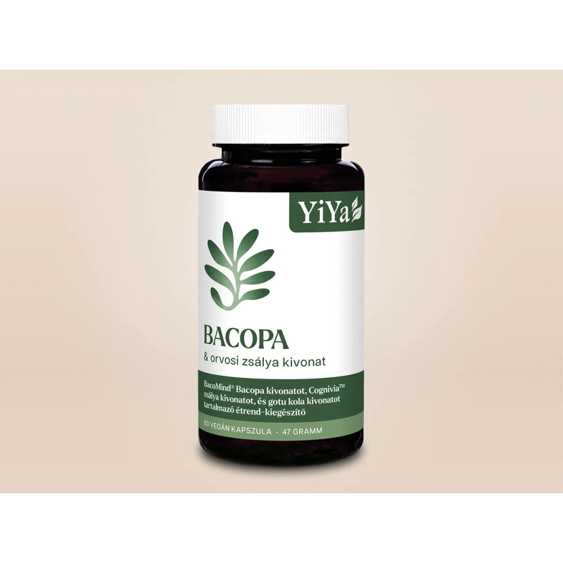Extract de Bacopa și Salvie, 60 capsule