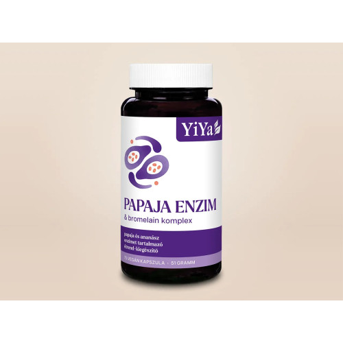 YIYA Papaya Enzyme & Bromelain Complex, 75 Capsule