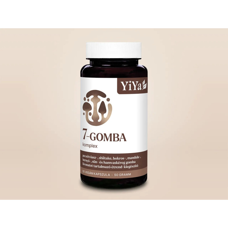 YiYa 7 Ciuperci & Complex Beta-Glucan, 60 capsule