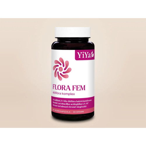 YiYa Flora FEM élőflóra komplex, 60 kapszula