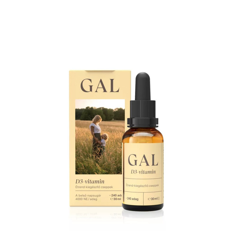 GAL Vitamina D3 - 4000 IU x 240 porții, 30 ml