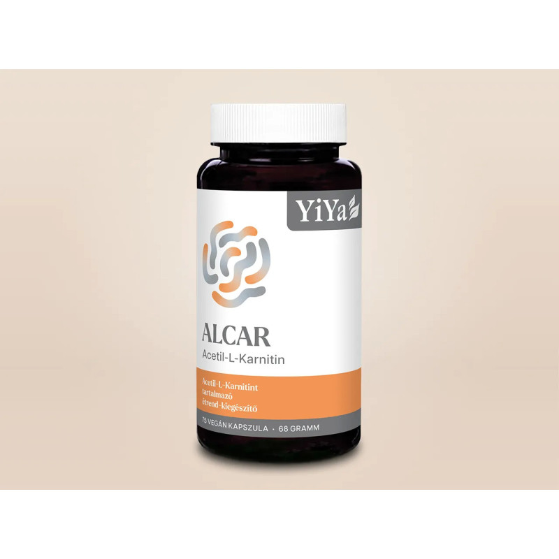 YiYa Acetil-L-Carnitină, 75 capsule – aminoacidul versatil pentru producerea energiei și protecția celulelor nervoase