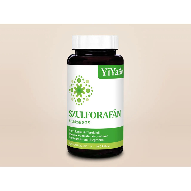 YiYa Sulforafan, 60 capsule – Molecula din germenii de broccoli cu efecte protectoare asupra celulelor și antitumorale!
