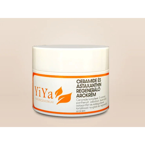 YiYa Astaxanthin, 50 ml - Cremă Calmantă și Regeneratoare 100% Naturală – Pentru Regenerarea Straturilor Profunde ale Pielii!