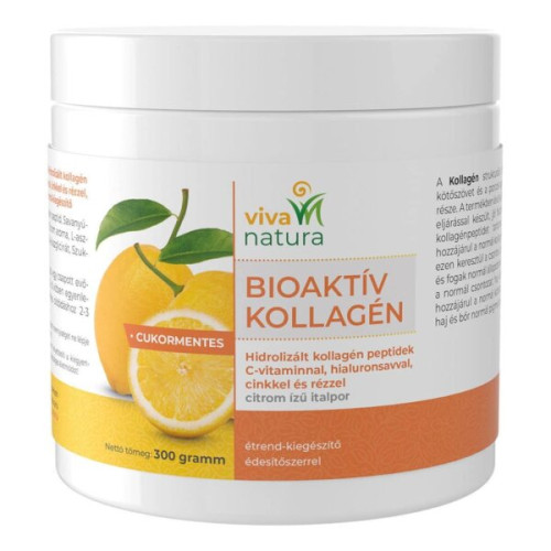 COLLAGEN PLUS Pudră de băutură cu aromă de lămâie colagen și vitamina C (300 g)