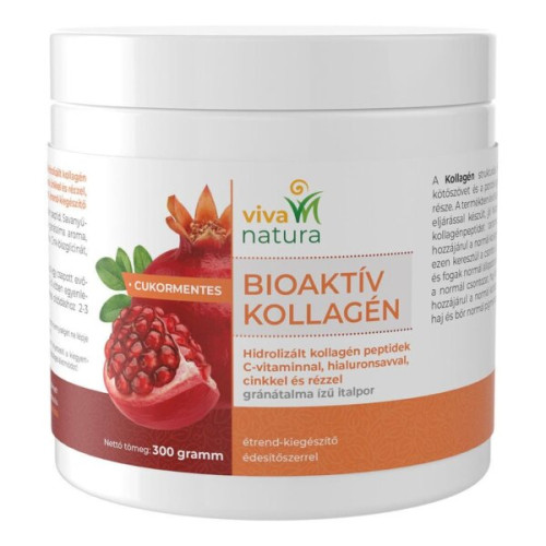 Kollagén Plusz Hialuronsav gránátalma ízű italpor C-vitaminnal (300 g)