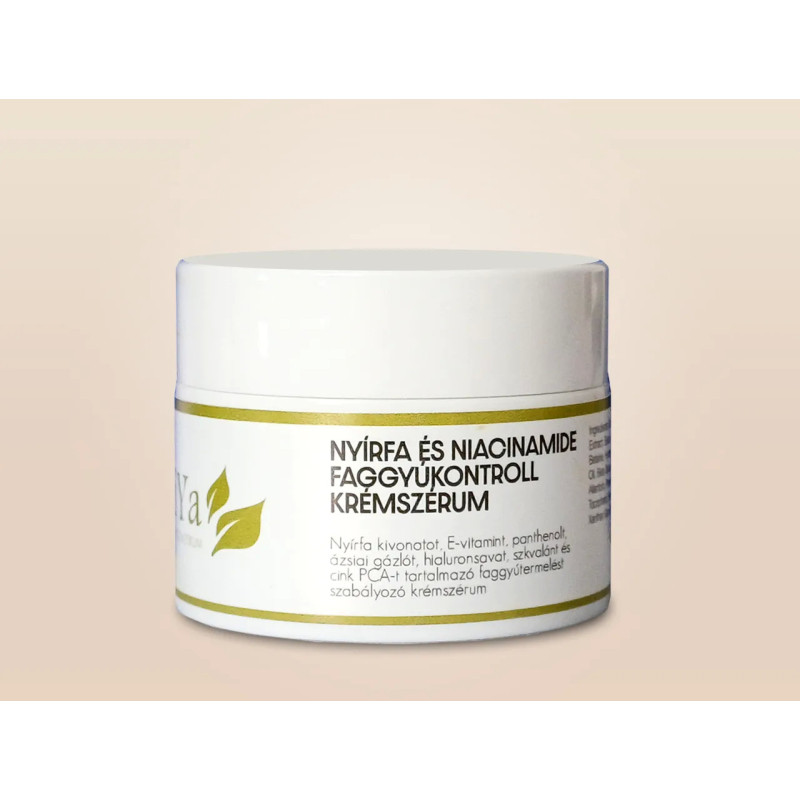 YiYa Nyírfa és Niacinamide Krémszérum, 50 ml – 100% natúrkrém