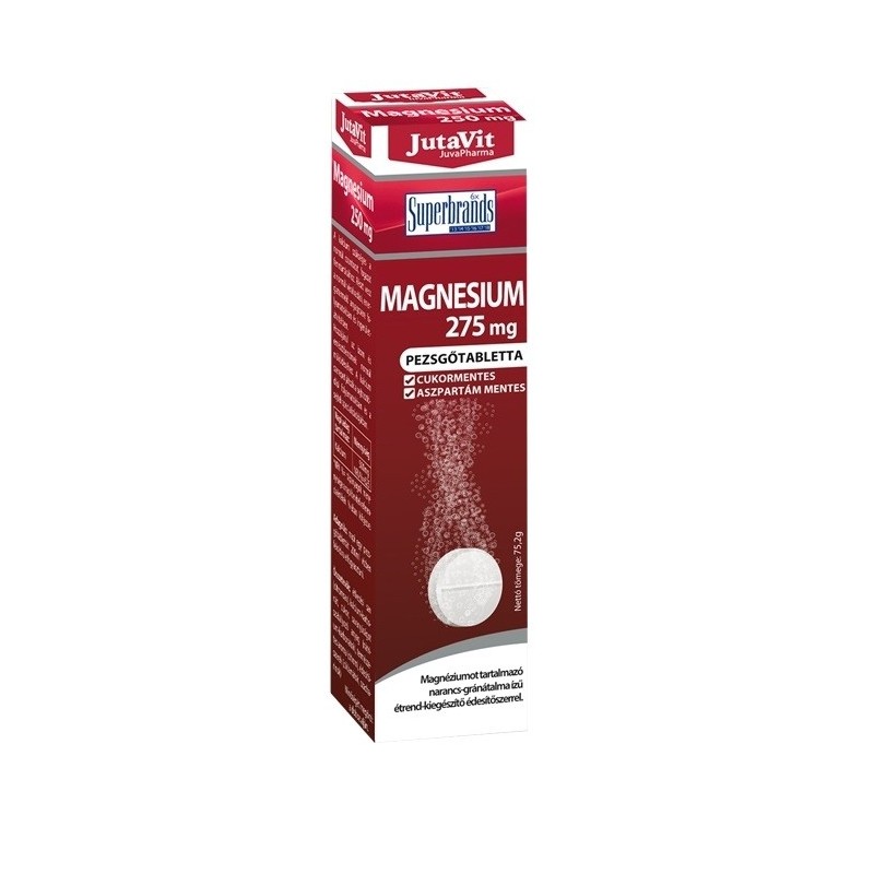JUTAVIT Magneziu Efervescent 275 mg 18 tablete