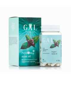 GAL Ulei de mentă piperată, 100 mg x 60 de capsule, GAL Vitamin