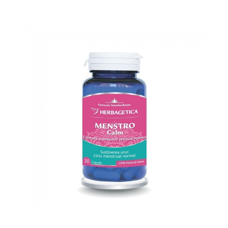 HERBAGETICA, MENSTRO Calm, 30 capsule