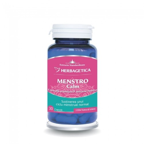 HERBAGETICA, MENSTRO Calm, 30 capsule