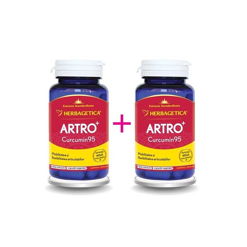 HERBAGETICA, ARTRO+ Curcumin95, 30+30 capsule