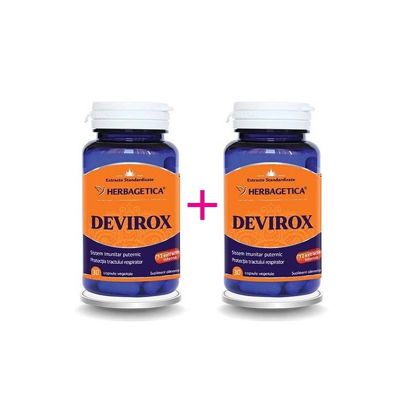HERBAGETICA, DEVIROX, 30+30 capsule vegetale
