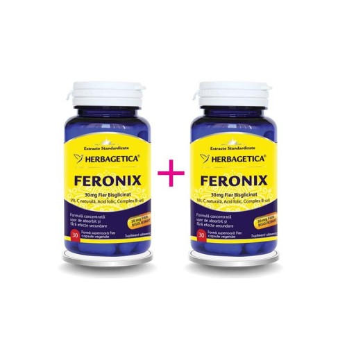 HERBAGETICA, FERONIX, 30+30 capsule vegetale