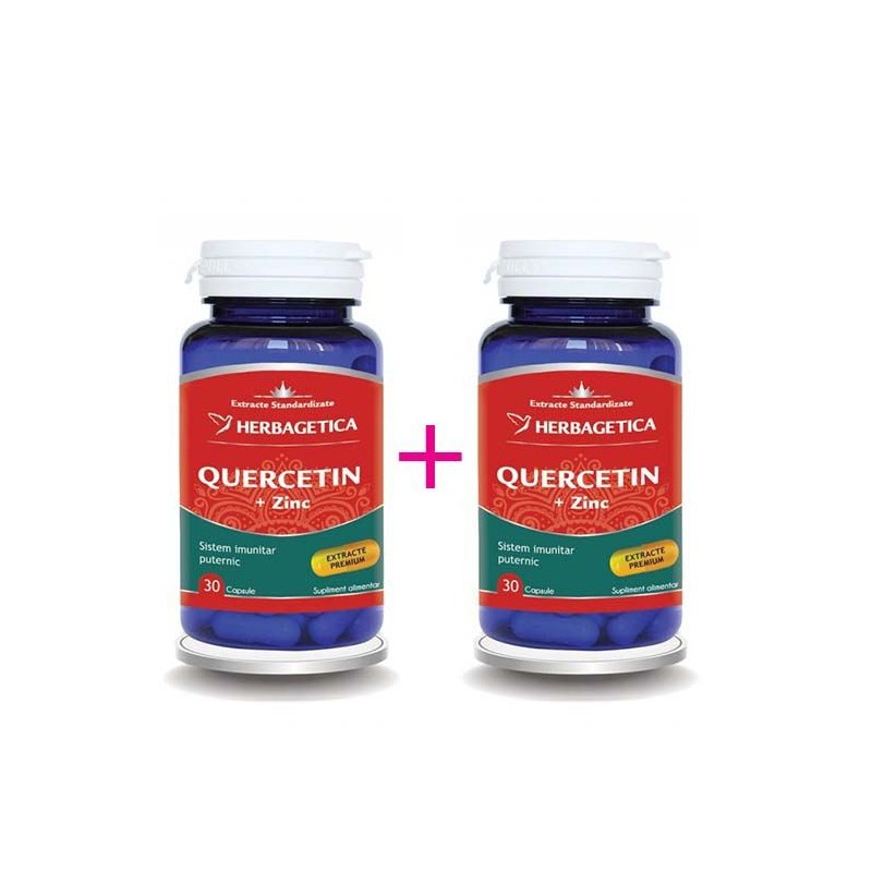 HERBAGETICA, QUERCETIN +Zinc, 30+30 capsule