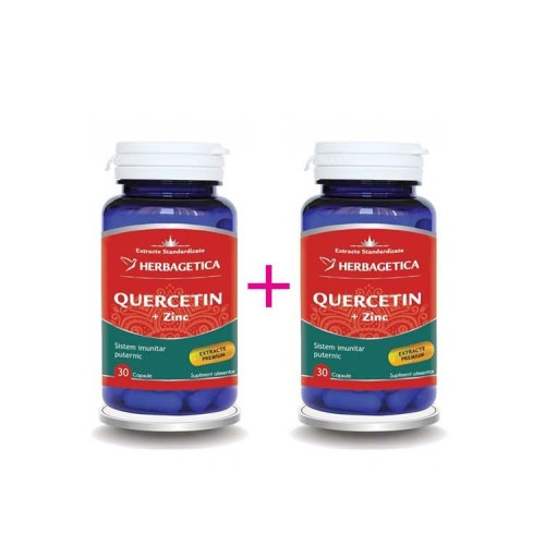 HERBAGETICA, QUERCETIN +Zinc, 30+30 capsule