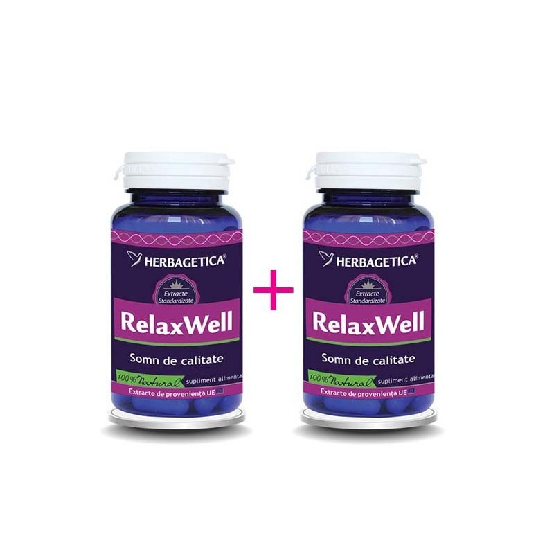 HERBAGETICA, Relax Well, 60+60 capsule