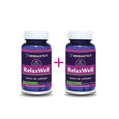HERBAGETICA, Relax Well, 60+60 capsule