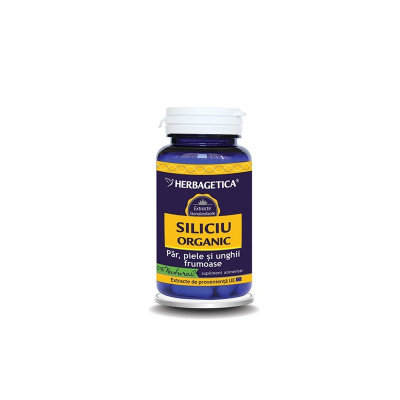 HERBAGETICA, SILICIU ORGANIC, 30 capsule