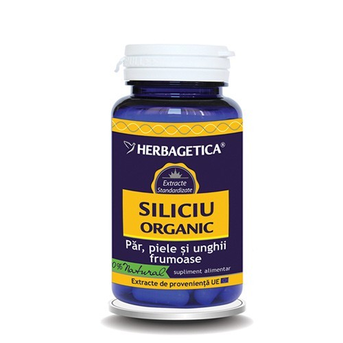 HERBAGETICA, SILICIU ORGANIC, 30 capsule