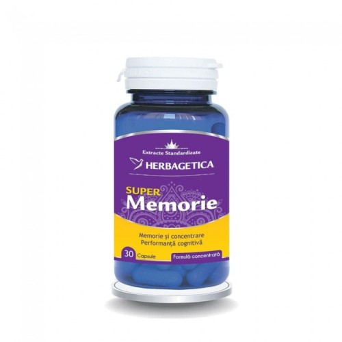 HERBAGETICA, SUPER Memorie, 30 capsule